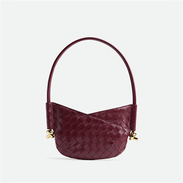 bottega veneta mini solstice intreccio leather shoulder bag #796378